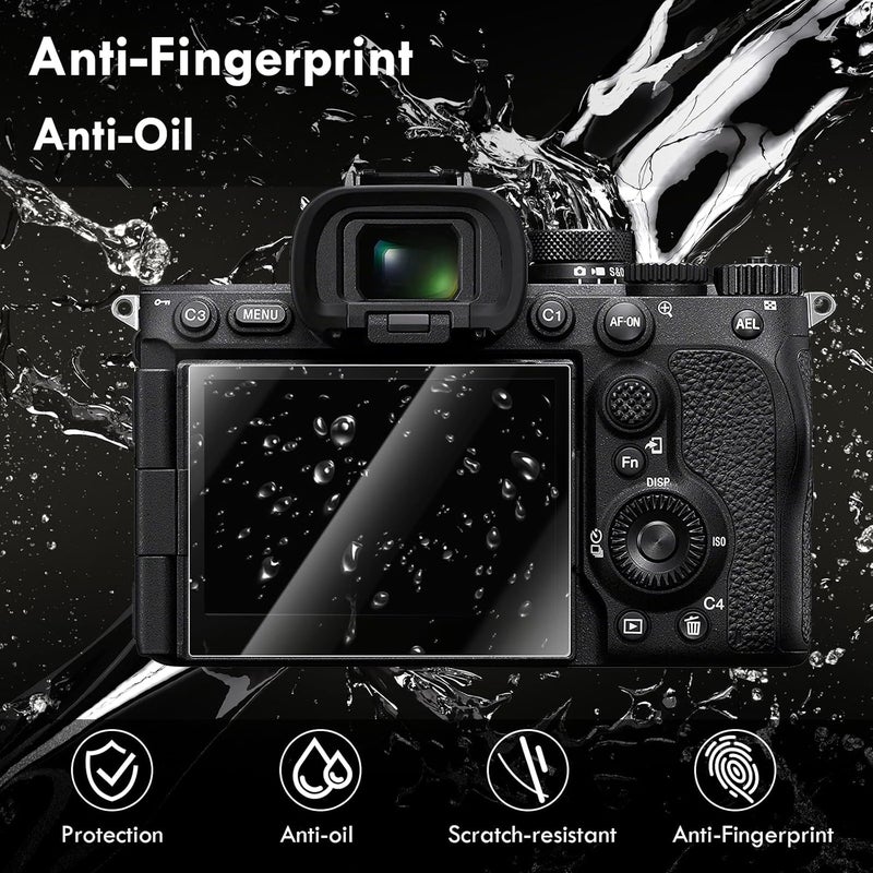 Rieibi 3 Packs Screen Protector for Ricoh WG80 WG70 WG60 WG50 WG40 WG40W Digital Camera 033mm 9H Hardness Tempered Glass Film for Ricoh WG80 AntiFingerprint AntiScratch Ultraclear - Image 5