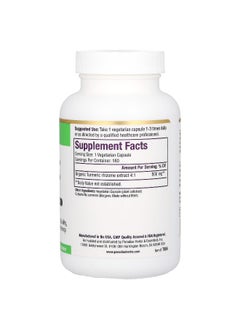 Paradise Herbs Paradise Herbs, Turmeric Extract, 500 mg, 180 Vegetarian Capsules  - Image 2