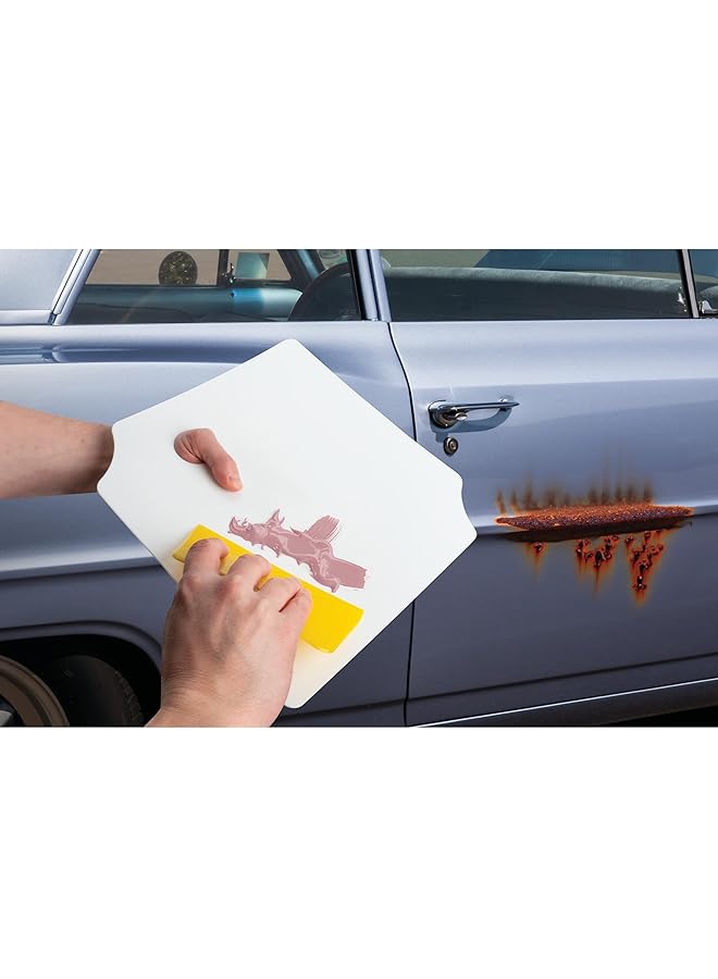 Performance Tool W1002 12 X 12 Inch Plastic Body Filler Mixing Board For Filling Scratches - Image 5