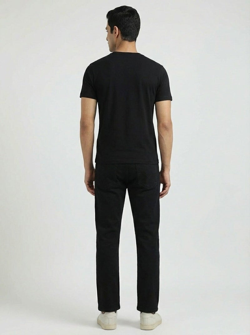 inkd Men's Classic Regular Fit Jeans with 5 Pocket Styling | Mid- Rise | Soft & Stretchable - Image 3