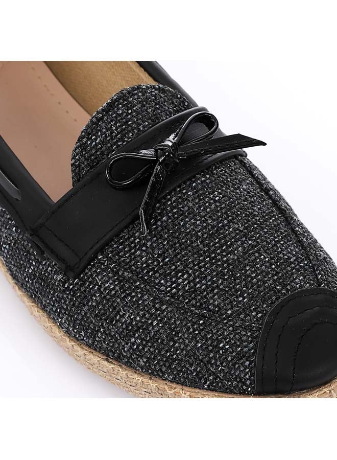 ICE CLUB ICE CLUB Heritage Bow Slip-Ons - Black - Image 5