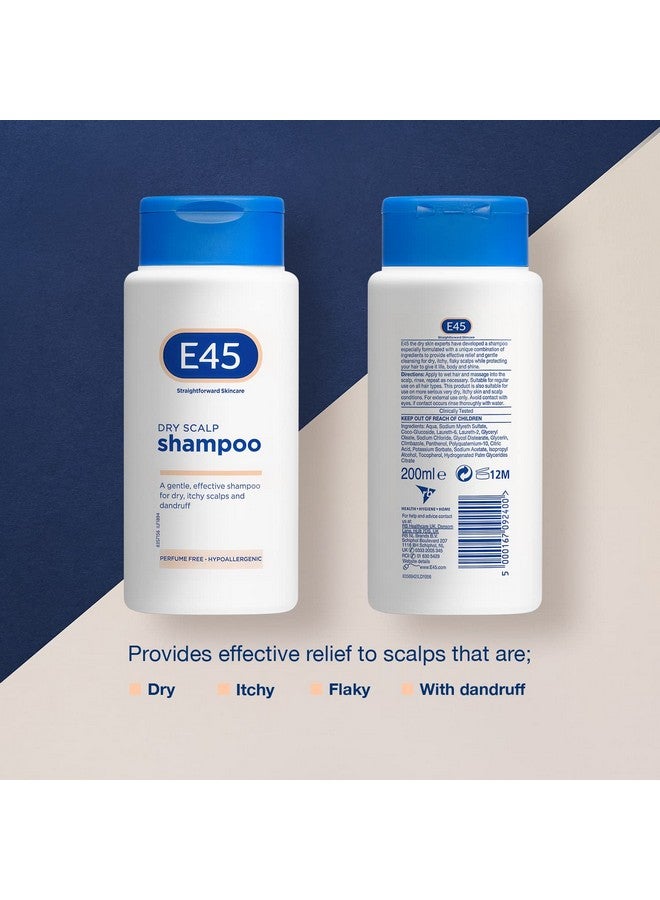 E45 200ml Dermatological Dry Scalp Shampoo - Image 2