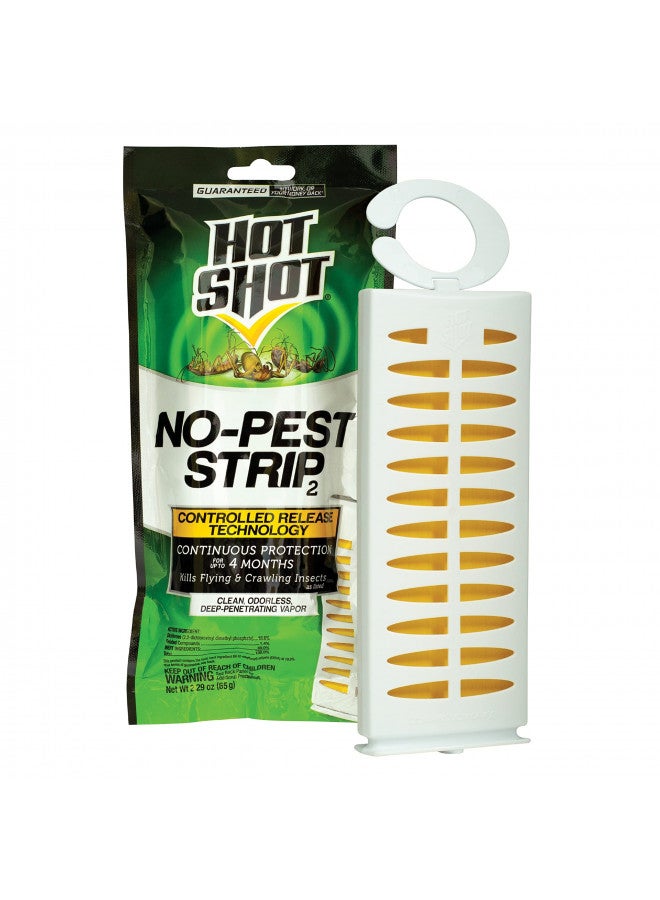 Hot Shot No-Pest Strip 2, Controlled Release Technology Kills Flying and Crawling Insects 2.29 Ounce (Value Pack of 12) - Image 3