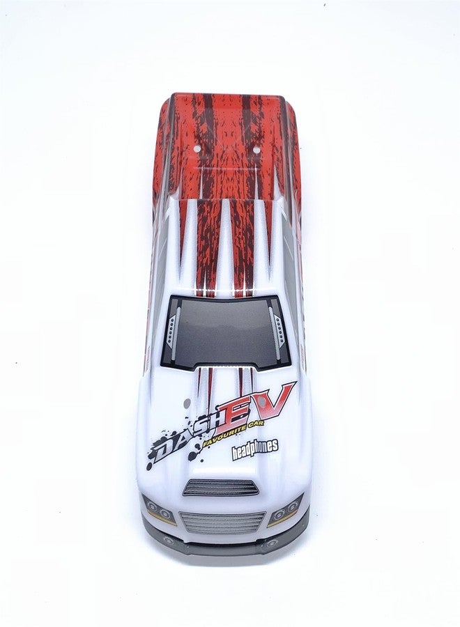KingVal Replacement RC Car Shell Cover Case RC Spare Parts Compatible with Wltoys 1/18 A979 RC Car (Red-White) - Image 5