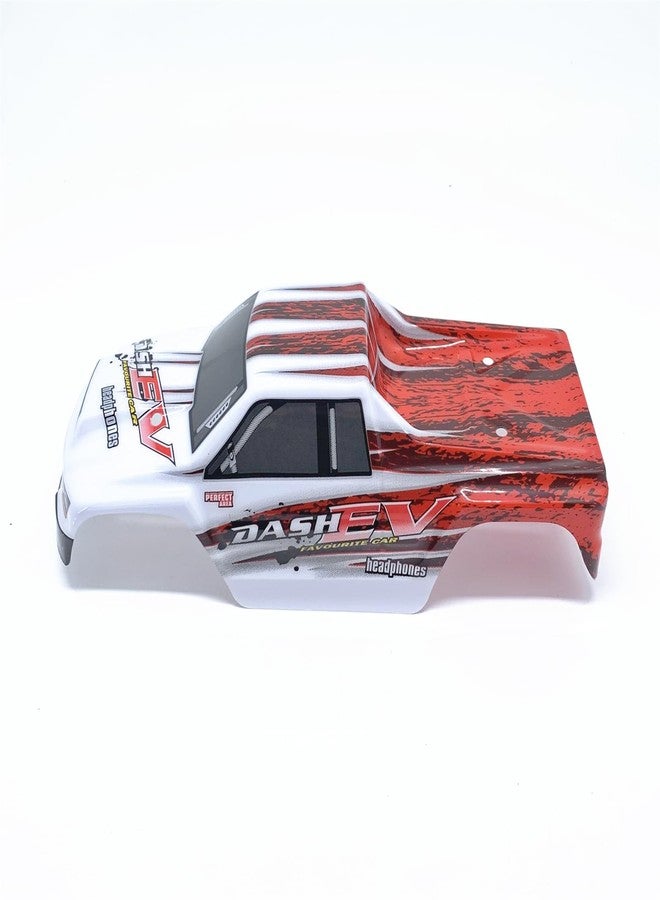 KingVal Replacement RC Car Shell Cover Case RC Spare Parts Compatible with Wltoys 1/18 A979 RC Car (Red-White) - Image 4