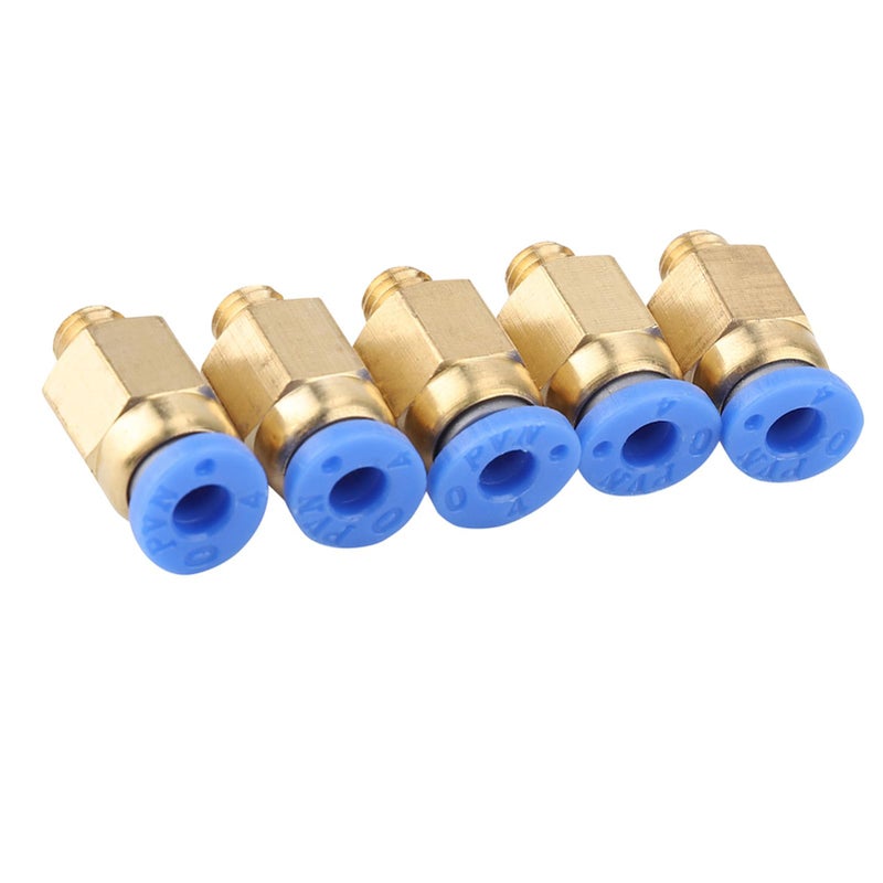 Nylon PC4 M6 Bowden Coupler 4mm OD Straight Through Fitting 5 Pieces 3D Printer Accessories - Image 4