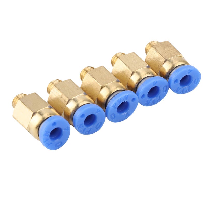 Nylon PC4 M6 Bowden Coupler 4mm OD Straight Through Fitting 5 Pieces 3D Printer Accessories - Image 3