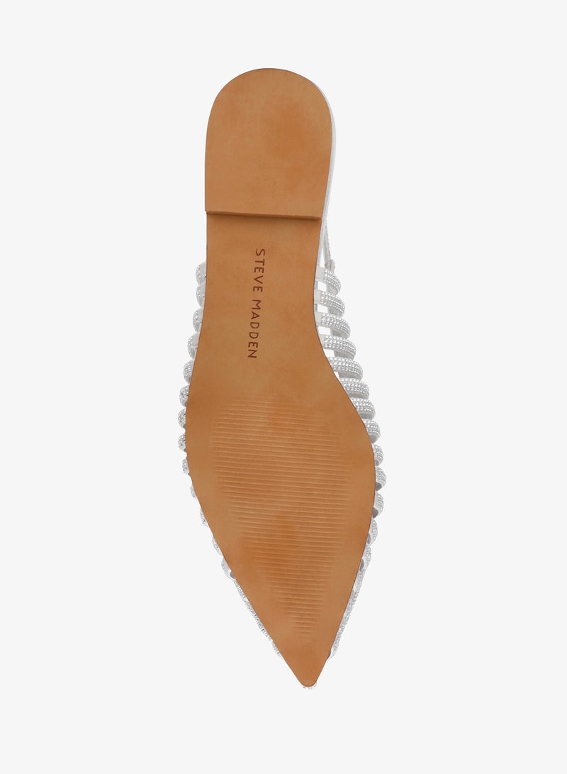STEVE MADDEN LULLABY Embellished Slingback Flats - Image 5