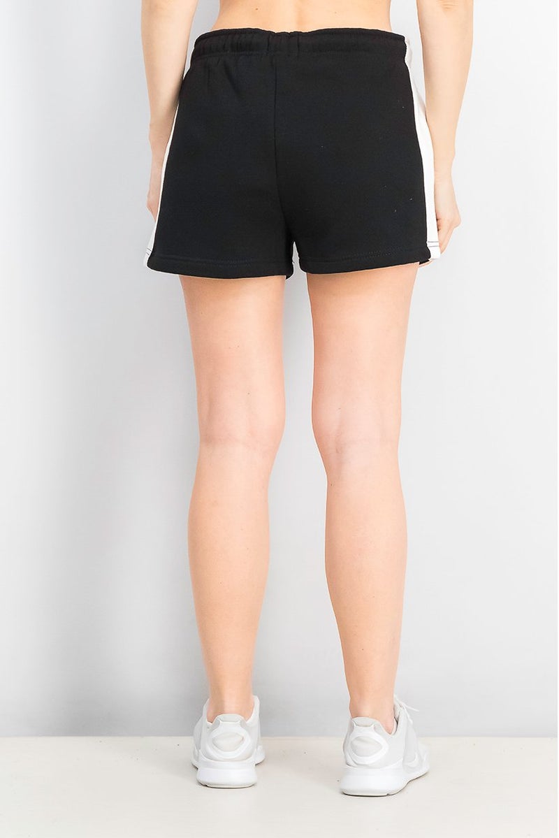 Bench Women Sportswear Fit Solid Drawstring Shorts, Black Combo - Image 2