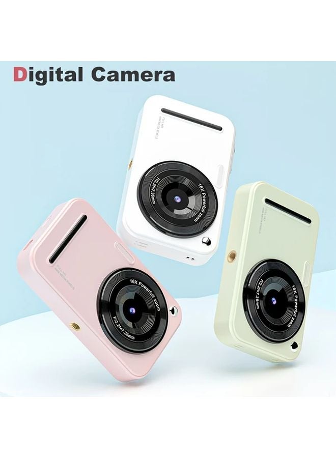 Black 48MP Digital Camera 1080P HD 16X Zoom 2.4 Inch LCD Rechargeable 32G TF Card Vlogging Photography Gift - Image 2