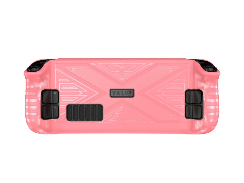 RALAN Steam Deck Protective Case - TPU Soft Full-Body Shockproof Cover in Black, Blue & Pink - Image 1