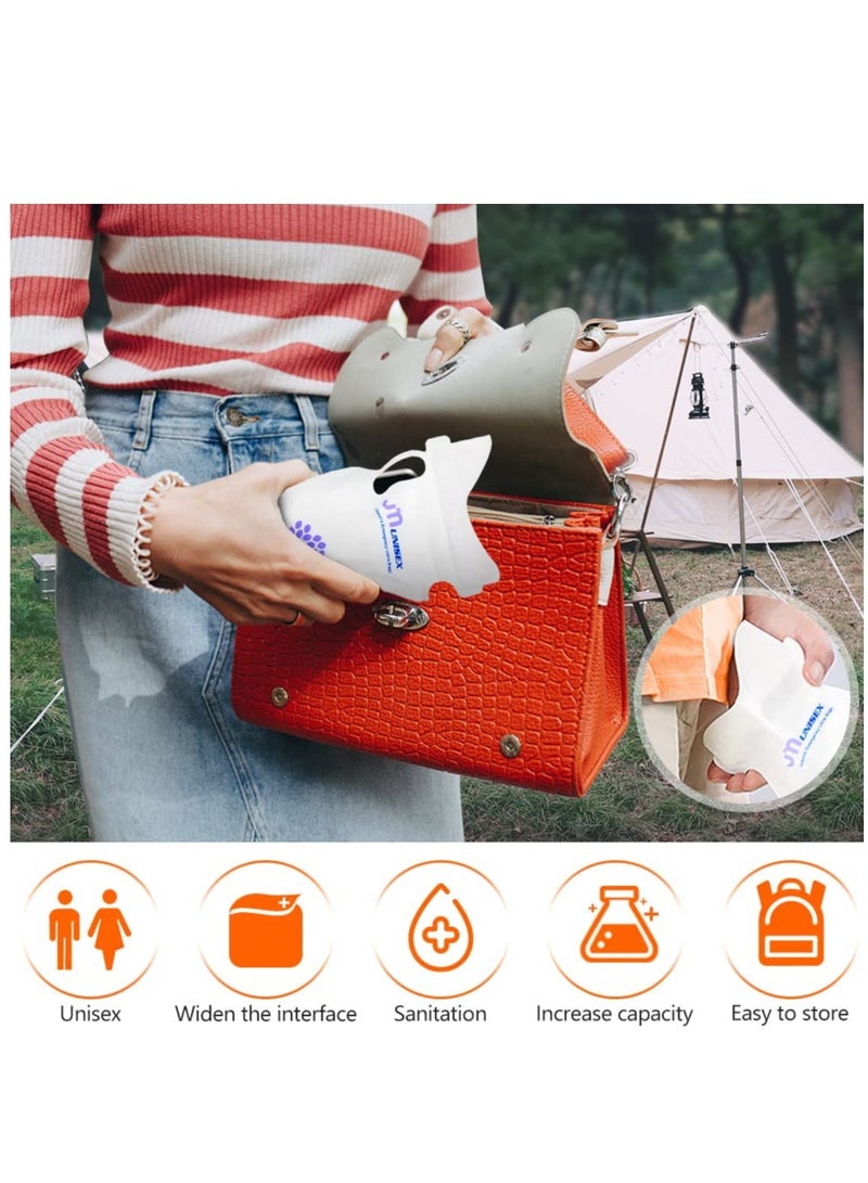 KASTWAVE Disposable Urinal Bags 8 Pack 700ml Camping Pee Bags Unisex Urine Bags Vomit Bags Traffic Jam Emergency Portable Urine Bag Portable Toilet Bag for Men Women Kids Patients Size 8 PcsAVAILABLE EVERYWHER - Image 5
