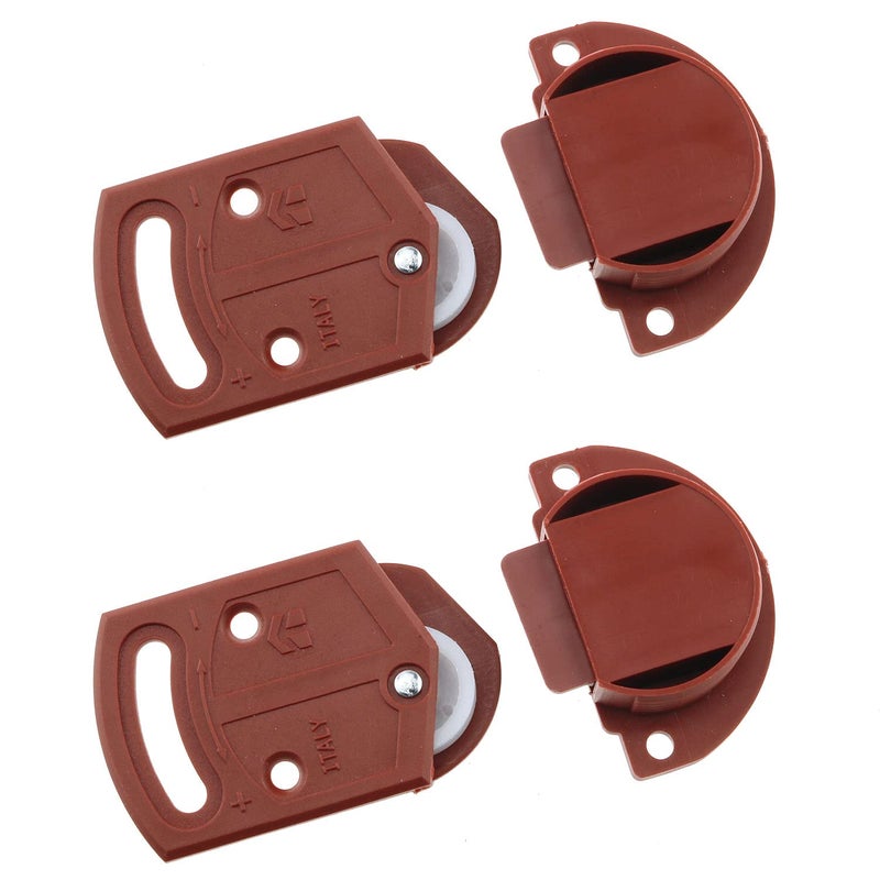 Generic HJGarden 2Pairs Old-Fashioned Wardrobe Sliding Door Roller Gear Track Panel Internal Kit, Furniture Sliding Door Pulley Accessories  - Image 1