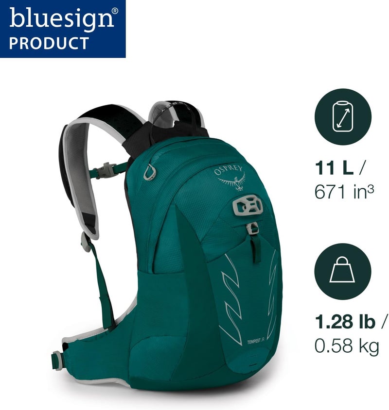 Osprey Tempest 14 Jr Kid's Hiking Pack - Violac Purple - Image 2