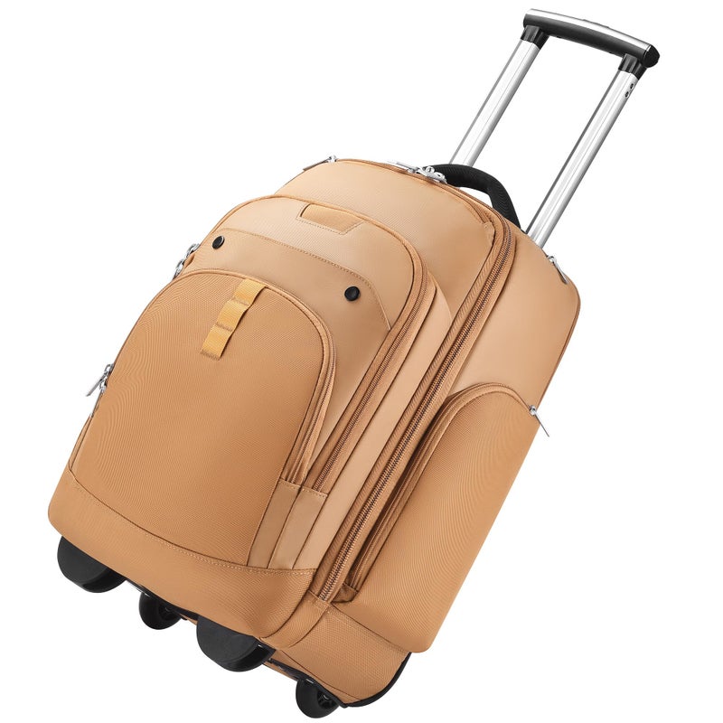 Heliar Rolling Backpack with Wheels | Wheeled Roller Backpack for Business & Travel, Adjustable 13-18 Inch Laptop Backpack with Laptop Compartment & Carry-On Design - Image 1