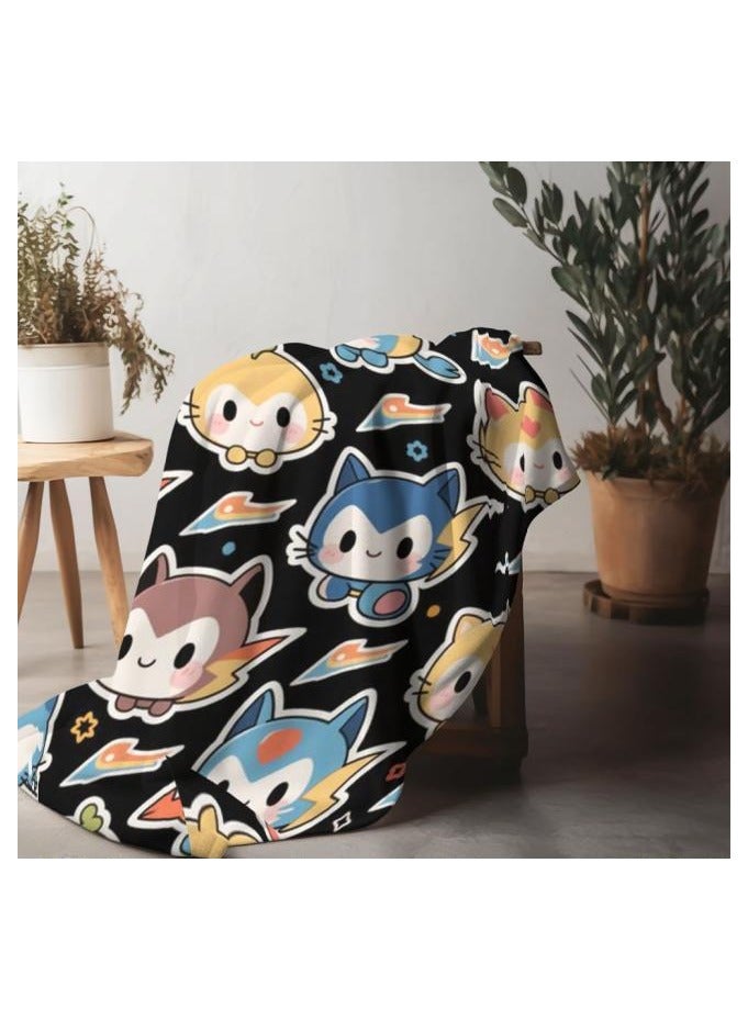 general Children's or student cartoon flannel thin blanket (warm and comfortable, suitable for sleep, games) 100cm*150cm - 28 - Image 1