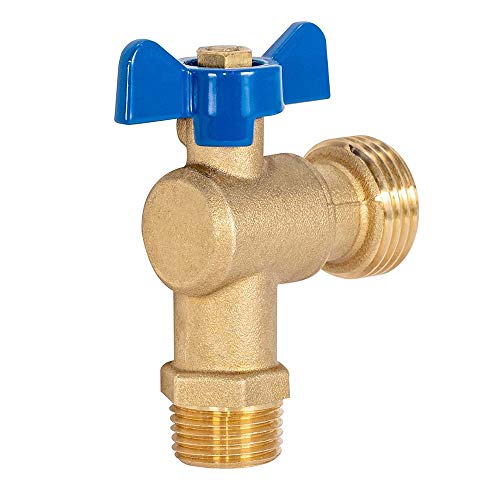 Eastman Male Boiler Drain, 1/2 Inch MIP x 3/4 Inch MHT, Quarter Turn Ball Valve, Brass Plumbing Fitting, 48604 - Image 4
