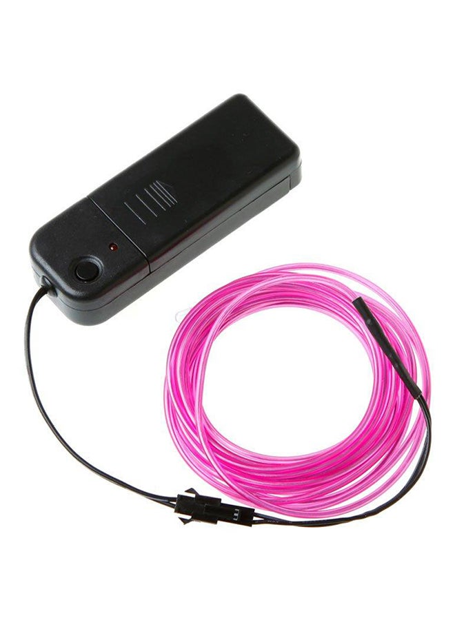 Neon Rope Tube With Controller Pink/Black 3meter 