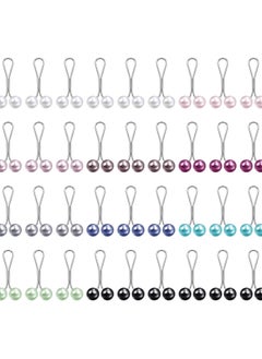 STAR BEJA STAR BEJA 24 pcs Pcs Hijab Pins Clips, Multicolor Headscarf Pearl Pins, Muslim Scarf Shawl Clips  - Image 1