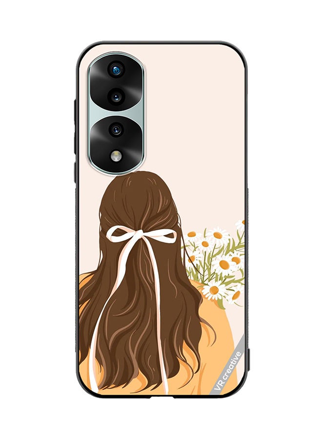 VR CREATIVE Protective Case Cover For Honor 70 Pro plus Girl Design Multicolour - Image 1