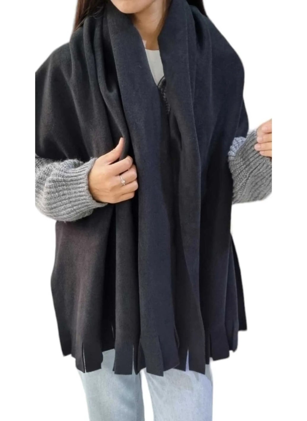 Trenderrs Cafe Restaurant 1,.quality Fleece Shawl 15 Pieces 70 x 180 cm  - Image 2