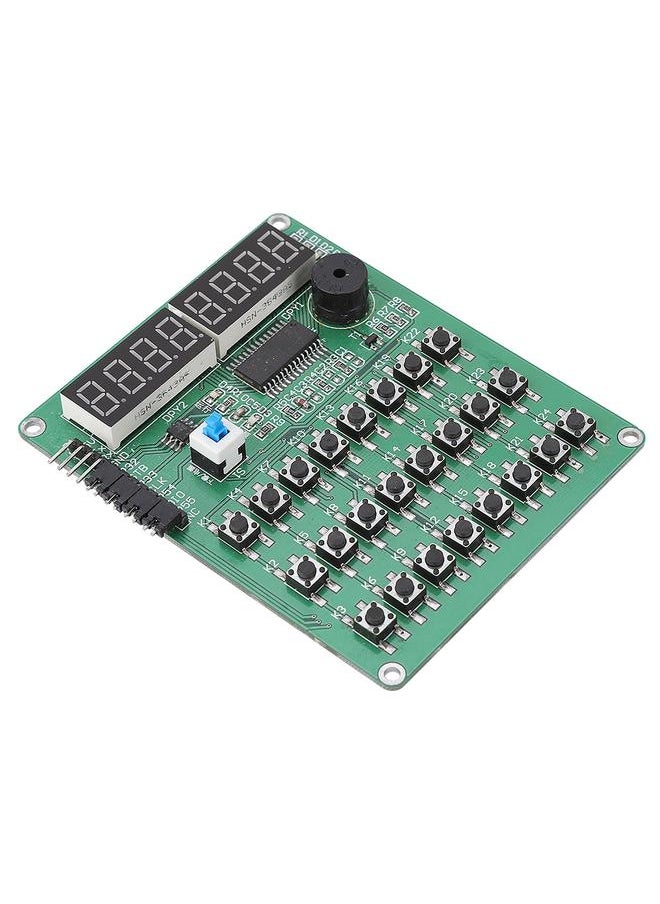 Thoraya - TM1638 Digital Display Development Board 24 Keyboard Scanning Display Control Module - Image 1