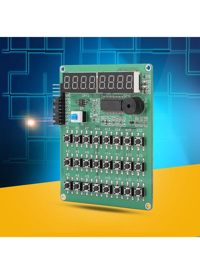 Thoraya - TM1638 Digital Display Development Board 24 Keyboard Scanning Display Control Module - Image 1