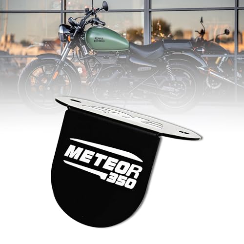 OBEROI'S TRADERS Stainless Steel Front Disc Brake Fluid Reservoir Oil Cap | Container Guard Protector Cover Compatible With Royal Enfield Meteor 350 (Black) - Image 1