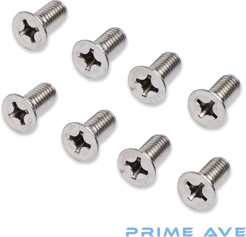 Prime Ave Brake Disc Rotor Screws - Stainless Steel Front/Rear Brake Rotor retaining Screws - Rust-Proof & Compatible/Replacement for Acura & Honda 936-000-601-40-H (Pack of 8) - Image 4