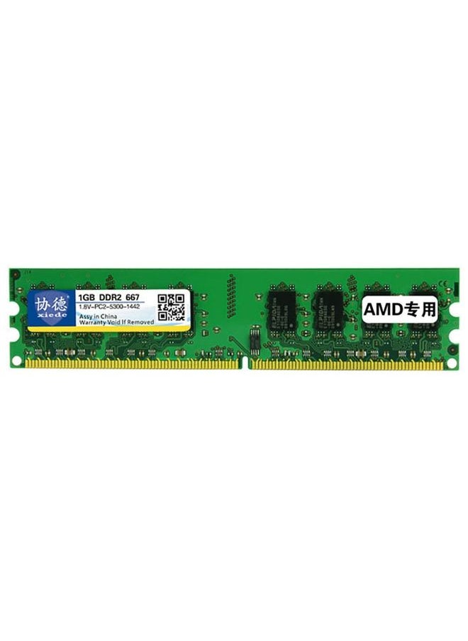 BURAQ XIEDE X016 DDR2 667MHz 1GB General AMD Special Strip Memory RAM Module for Desktop PC  - Image 1