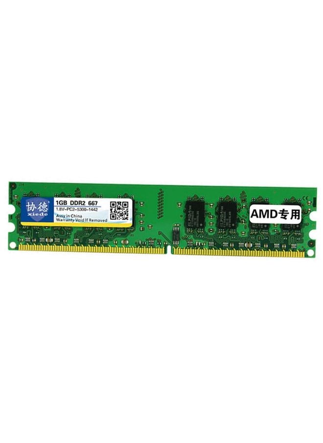 BURAQ XIEDE X016 DDR2 667MHz 1GB General AMD Special Strip Memory RAM Module for Desktop PC  - Image 2