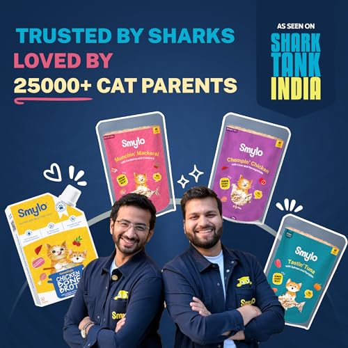 Smylo Summer Cooler, Hydration Rich Fish Bone Broth for Cats (100ml x 5 Packs) | Rich in Collagen for Bones & Joints Health | Omega 3 & 6 for Shiny Fur & Coat | Cat Food Topper and Cat Supplements - Image 2