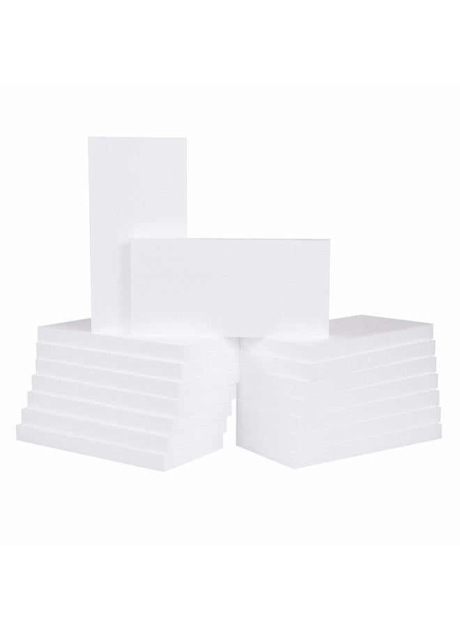 SilverlakeLLC Craft Foam Block - 16 Pack of 6x12x1 EPS Polystyrene Blocks for Crafting, Modeling, Art Projects and Floral Arrangements - Sculpting Sheets for DIY School & Home Art (16 Pack) - Image 1