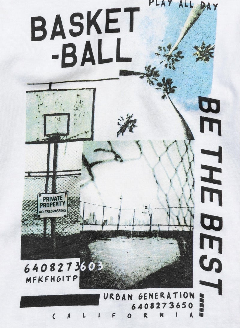 مينوتي تيشيرت أطفال بأكمام قصيرة وجيب أمامي - Image 3