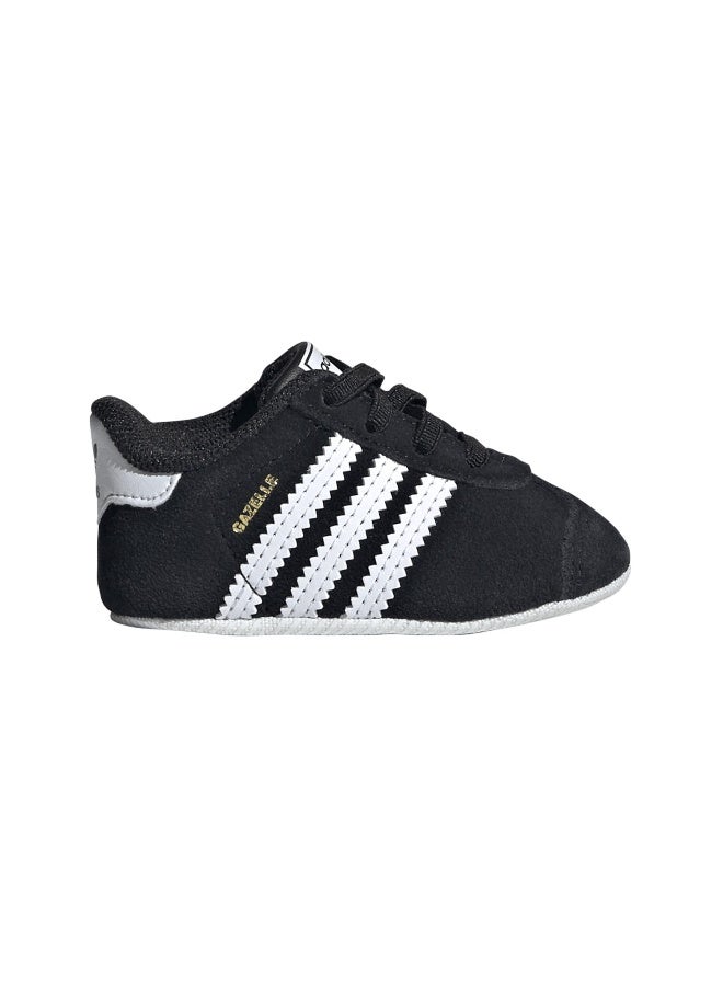Adidas GAZELLE CRIB Black CASUAL Cribs;Trainers FOR BABY BOYS AND GIRLS 5K  - Image 2