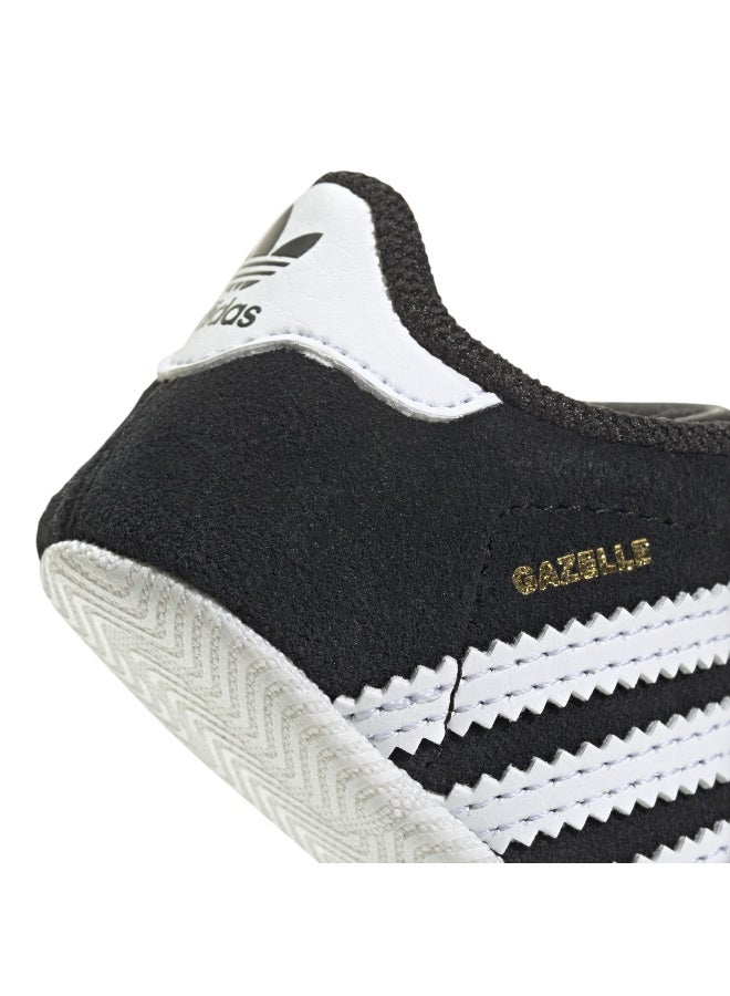 Adidas GAZELLE CRIB Black CASUAL Cribs;Trainers FOR BABY BOYS AND GIRLS 5K  - Image 1