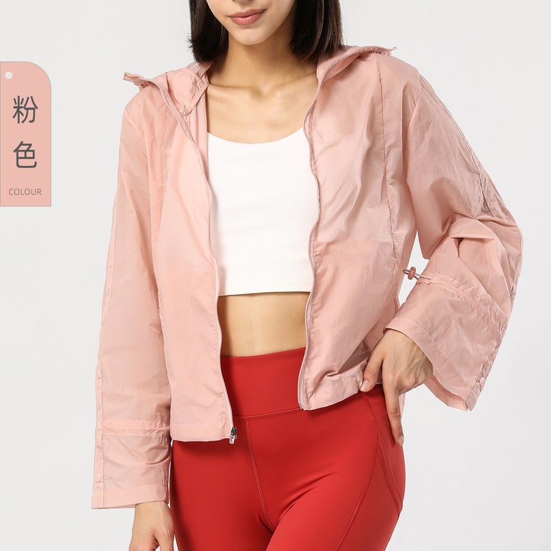 Generic Summer Breathable Sun Protection Womens Outdoor Shirt Pink
