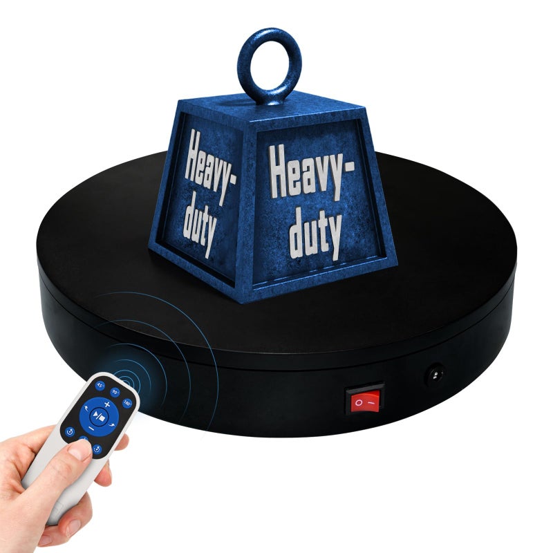 ComXim Remote Motorized Turntable Rotating Display Stand Spinning Rotating Platform 360 photo booth lazy susan base giratoria para for Display,Photography,3D Scanner Models,(Load Range：40lbs~100lbs) - Image 1