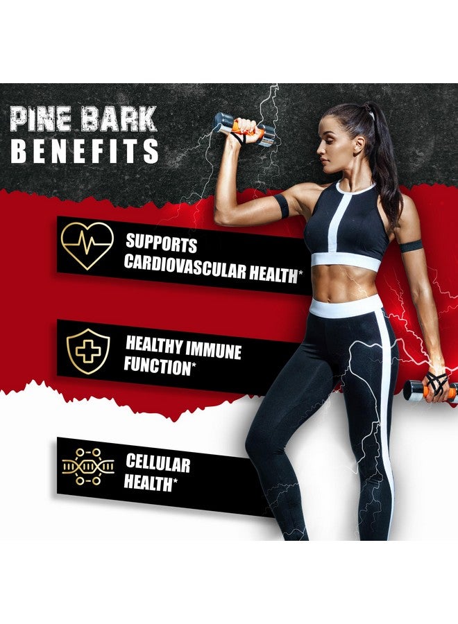 BMVINVOL Pine Bark Capsules with Ashwagandha, Turmeric, Green Tea, Garcinia Cambogia, Moringa, Grape Seed, and Black Pepper - 150 Count - 5 Month Supply - Image 5