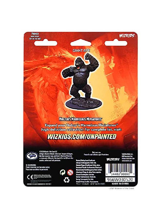WiZKiDS D&D Nolzur'S Marvelous Unpainted Miniatures W12 Giant Ape - Image 2