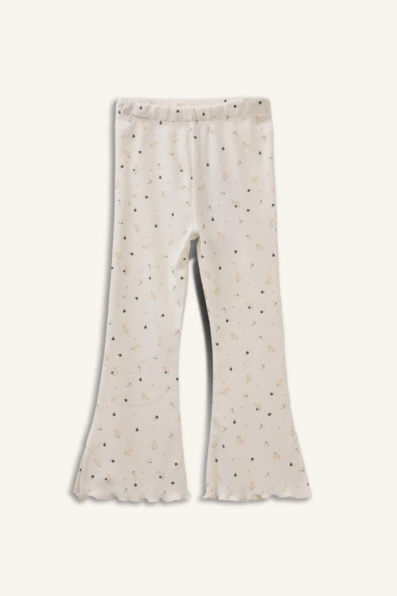 DeFacto Baby Girl Flare Floral Leggings