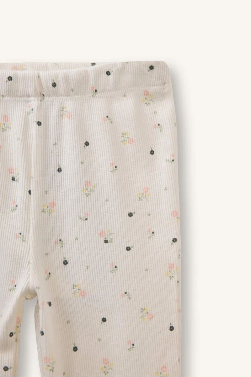 ديفاكتو Baby Girl Flare Floral Leggings
