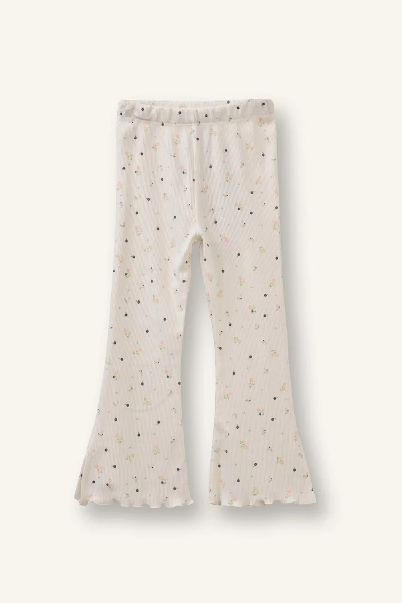 ديفاكتو Baby Girl Flare Floral Leggings