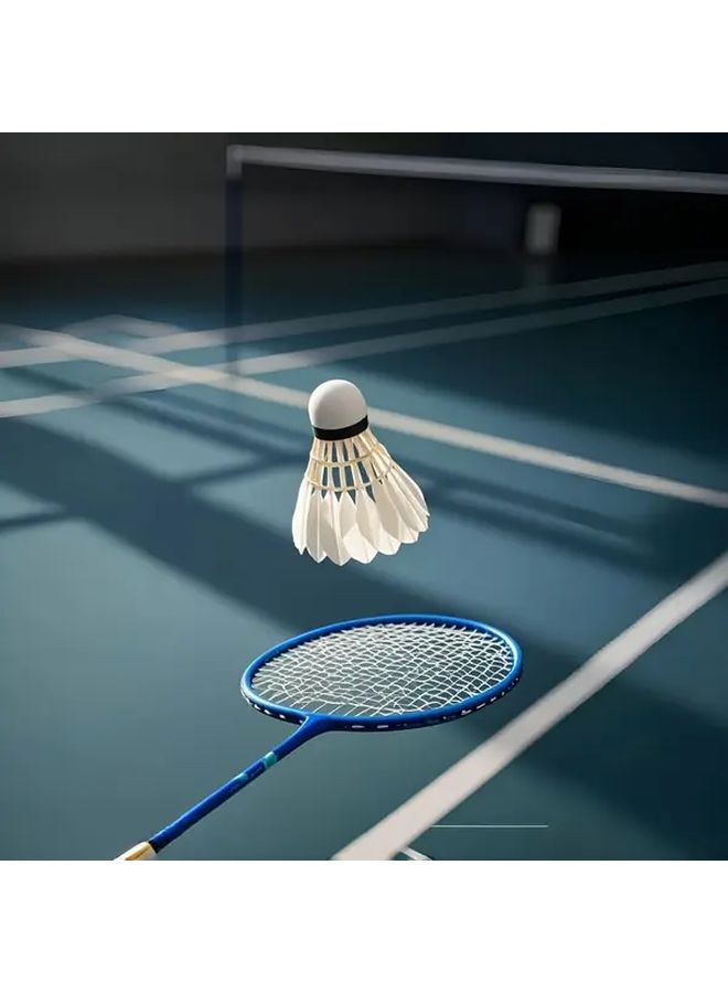 3 مكوكات الريشة البلاستيكية المتينة من النايلون الأبيض للطيران الثابت في التدريبات الرياضية الداخلية والخارجية - Image 2
