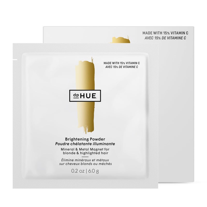dpHUE Brightening Powder  6 Uses  Boosts Brightness  Shine of Blonde or Highlighted Hair  Removes Minerals Metals Chlorine  Impurities  ColorSafe Formula  Cruelty Free