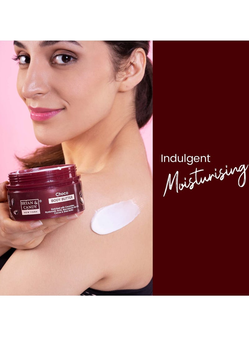 BRYAN & CANDY BRYAN And CANDY Choco Body Butter pH 5.5 for 72Hrs Moisturization Enriched with Ceramides Hyaluronic acid Cocoa Shea Butter 200G  - Image 4
