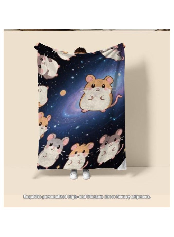 general Flannel thin blanket (warm and comfortable, suitable for sleep, gaming, dust removal and sandproof) 150cm*200cm - 1034 - Image 3