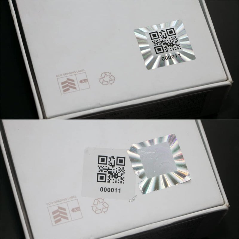 Hologram QR Code Labels, Tamper-evident Security Seal Sticker, Warranty Void Tamper Proof Labels with Unique Sequential Serial Numbering 1x1inch - Image 4