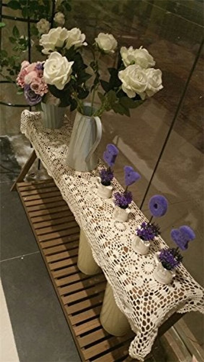 Laivigo Handmade Crochet Lace Table Cloth Doilies Doily,Rectangle,16 x 35 Inch,Beige - Image 3