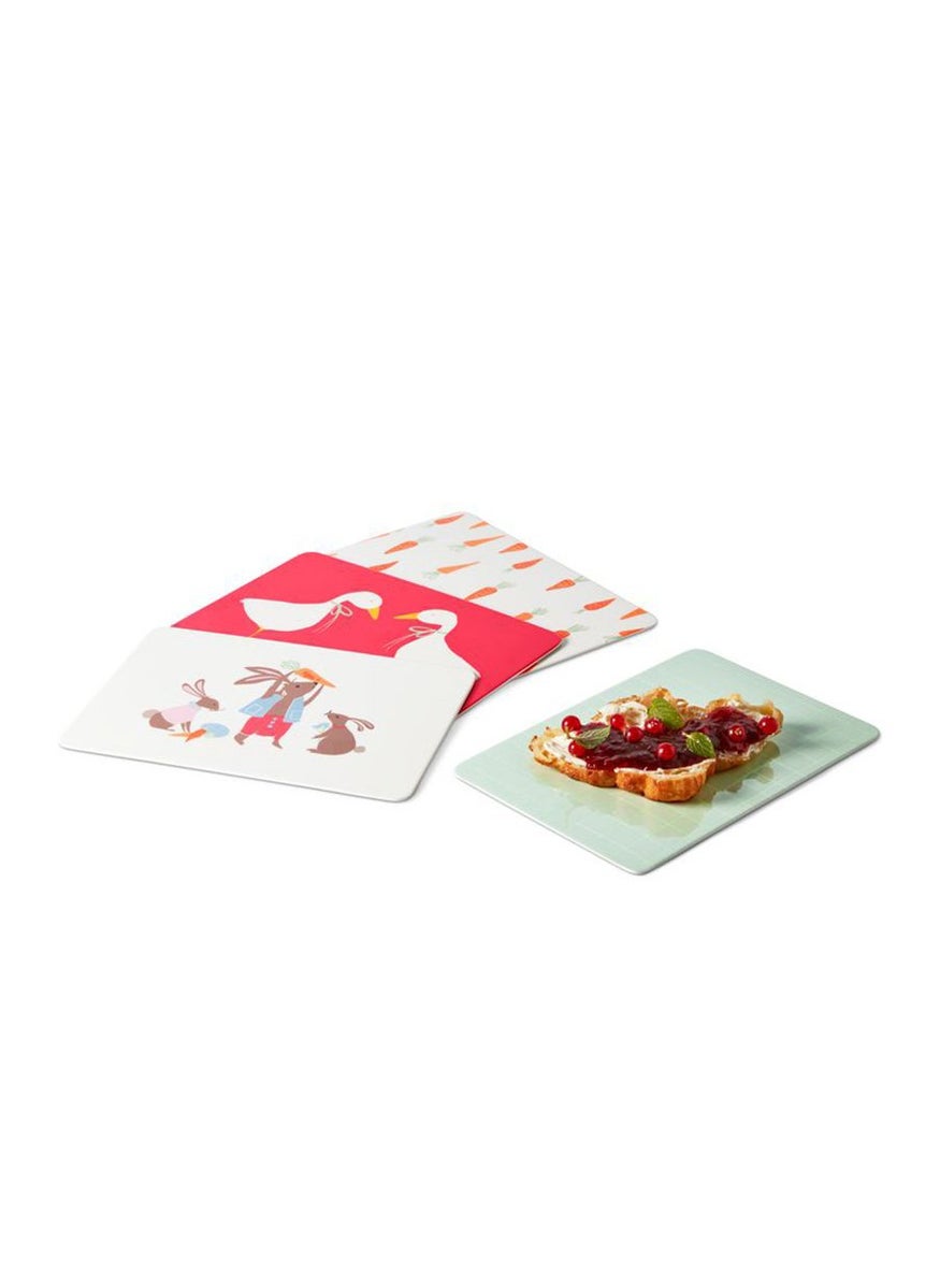 Tchibo 4 Pieces Cutting Boards, White  - Image 2